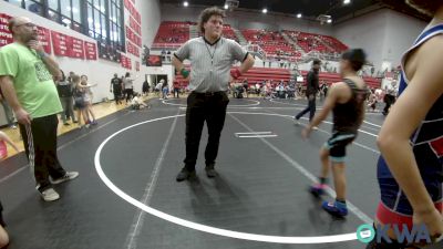 80-86 lbs Consolation - Rhett Hardy, Standfast vs Graham Sandoval, Ponca City Wildcat Wrestling