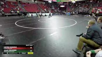 D3-182 lbs Champ. Round 1 - Gavin Bragger, Independence/Gilm. vs Jacob Manning, Ithaca/Weston