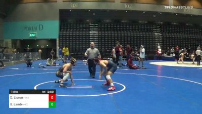 141 lbs Prelims - Durbin Lloren, Fresno State vs Brody Lamb, Northern Colorado