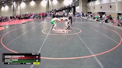 132 lbs Cons. Round 2 - Wyatt Fisher, Rock Bridge vs Jayden Kennington, Lafayette (Wildwood)