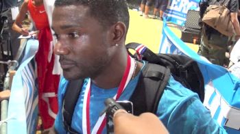 Justin Gatlin after 4x1, 100m wins in Monaco