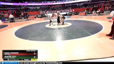 1A 182 lbs Cons. Round 1 - Hunter Hull, Clifton (Central) vs Craig Johnson, Westville