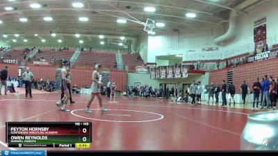 145 lbs Cons. Round 5 - Owen Reynolds, Norwell Knights vs Peyton Hornsby, Contenders Wrestling Academy