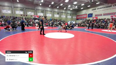 128 lbs Consi Of 4 - Damian Alvarez, Selma vs Ernest Grant, South