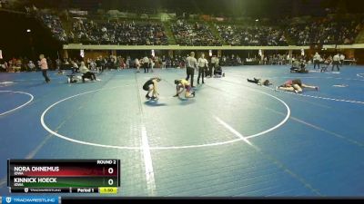 95 lbs Round 2 - Kinnick Hoeck, Iowa vs Nora Ohnemus, Iowa