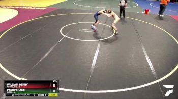 105 lbs Quarterfinals (8 Team) - Parkin Gage, PLPRB vs William Derby, Pine Island
