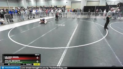 113 lbs Champ. Round 3 - Mycah Beckett, Askren Wrestling Academy vs Leland Sindel, Nebraska