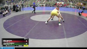 172 lbs Quarterfinals (8 Team) - Colton Porfily, Crook County vs Ben Rintoul, Scappoose