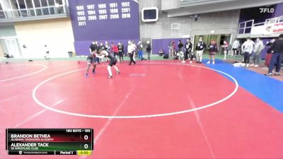 165 lbs Cons. Round 5 - Brandon Bethea, Alabama Takedown Academy vs Alexander Tack, ISI Wrestling Club