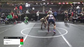 126 lbs Final - Matthew Koontz, Indiana vs Jaden New, Ironclad