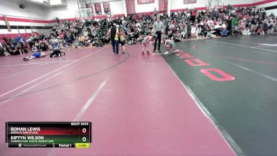 70 lbs Quarterfinal - Roman Lewis, Bronco Wrestling vs Kiptyn Wilson, Carrollton Youth Wrestling