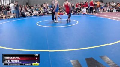 175 lbs Quarterfinal - Hayden Osman, Shelton Wrestling Club vs James Amadeo, FordDynastyWrestlingClub