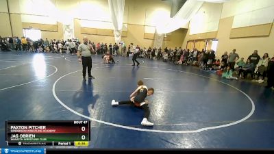 54 lbs Semifinal - Paxton Pitcher, Sanderson Wrestling Academy vs Jag OBrien, Wasatch Wrestling Club