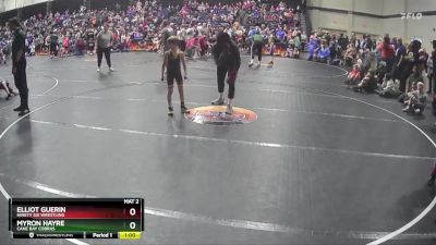 58 lbs Quarterfinal - Myron Hayre, Cane Bay Cobras vs Elliot Guerin, Ninety Six Wrestling