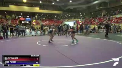 122 lbs Cons. Round 1 - Riley Walker, MO vs Jade Plank, KS