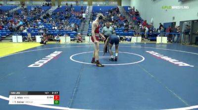 149 lbs Semifinal - Zander Wick, University Of Wisconsin vs Terrill Sidner, Menlo College