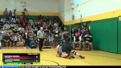 285 lbs Cons. Round 3 - Andrew Boden, PERRYSBURG vs Hayden Hensel, ASHLAND