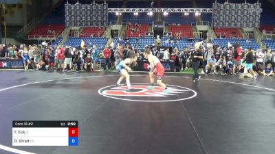 120 lbs Cons 16 #2 - Talen Eck, Idaho vs Declan Strait, Colorado