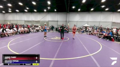 220 lbs Quarterfinals (8 Team) - Jared Thiry, Iowa vs Draven Pipkin, Kansas Red