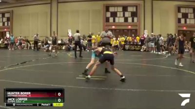 117 lbs Round 2 (6 Team) - Hunter Borer, Southern Regional vs Jack Lorper, Olympic Gold