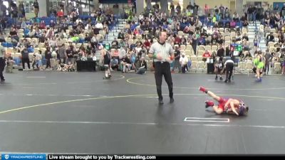 50 lbs Semifinal - Blair Taylor, Rampage vs Knox Guyer, North East Junior