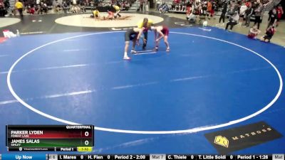 132 lbs Quarterfinal - James Salas, Simley vs Parker Lyden, Forest Lake