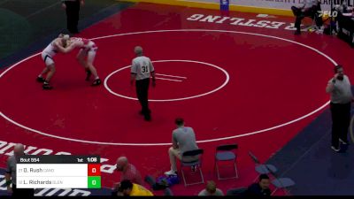 212 lbs Round Of 32 - Owen Rush, Canon McMillan vs Lawson Richards, Glendale