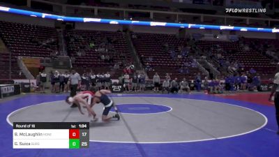 133 lbs Round Of 16 - Braden McLaughlin, Honesdale vs Gaven Suica, Burgettstown