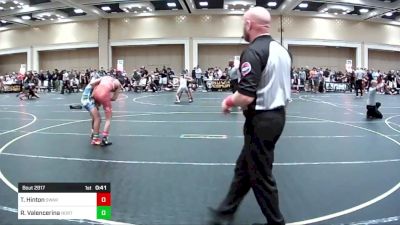 98 lbs Consi Of 16 #2 - Titan Hinton, Swarm WC vs Rama Valencerina, North Coast Grapplers