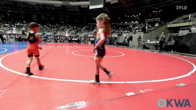 40 lbs Round Of 16 - Ross Richards, Roland Youth League Wrestling vs Stetson Manuel, Newkirk Takedown Club