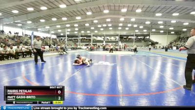 144 lbs 5th Place Match - Matt Gashi-Brito, Fairfax vs Pahris Petalas, West Springfield