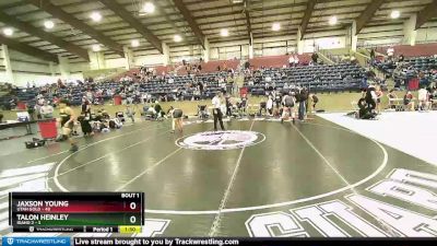 187 lbs Finals (2 Team) - Talon Heinley, Idaho 2 vs Jaxson Young, Utah Gold