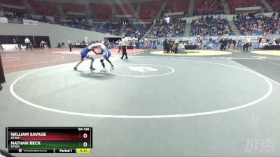 3A-126 lbs Cons. Round 3 - William Savage, Nyssa vs Nathan Beck, Nyssa