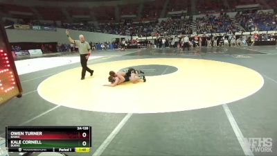 3A-126 lbs Semifinal - Kale Cornell, Burns vs Owen Turner, Banks