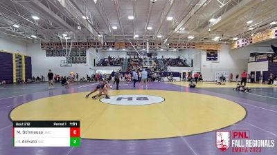 121 lbs Quarterfinal - Isaak Arevalo, Spartan Mat Club vs Mitchell Schmauss, Immortal Athletics WC