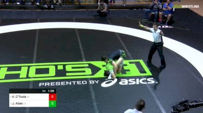 138lbs WNO Semis: Keegan O'Toole, Wisconsin vs Jaden Abas, California