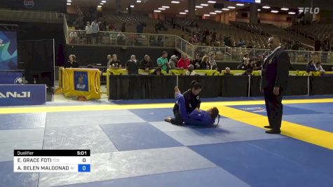 EVANGELIA GRACE FOTI vs ANDREA BELEN MALDONADO ANDINO 2024 Pan Jiu Jitsu IBJJF Championship