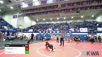 67 lbs Consi Of 8 #1 - Austin Mittasch, Morrison Takedown Club vs Cannon Hurst, Tuttle Elite Wrestling Club