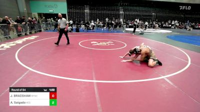 144 lbs Round Of 64 - JACK BRADSHAW, Mountain Crest vs Angel Salgado, Hesperia