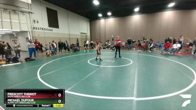 108 lbs Quarterfinal - Michael Dufour, Alamo City Wrestling Club vs Prescott Theriot, Scots Wrestling Club