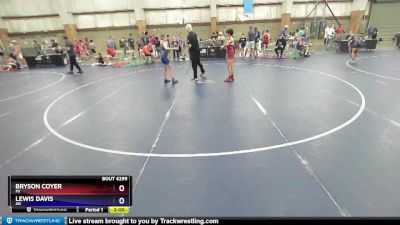 87 lbs Cons. Round 2 - Bryson Coyer, MI vs Lewis Davis, AR