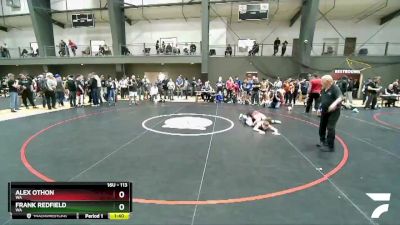 113 lbs Cons. Round 3 - Alex Othon, WA vs Frank Redfield, WA