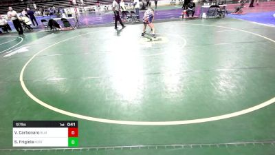 127 lbs Final - Victoria Carbonaro, Blairstown Wrestling Club vs Stella Frigiola, North Hunterdon