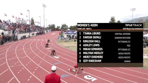 Women's 400m Open, Finals 6