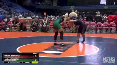 170 lbs Champ. Round 1 - Haley Arechiga, Maywood (Proviso East) vs Jaida Johnson, Peoria (Richwoods)