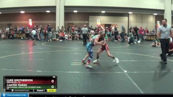75 lbs Round 2 (4 Team) - Carter Marsh, Contenders Wrestling Academy Blue vs Luke Smothermon, Ares Black