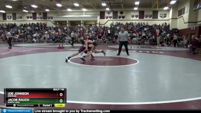 90-94B 1st Place Match - Jacob Rauch, North Linn vs Joe Johnson, Drexler