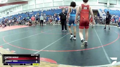 132 lbs Quarterfinal - Carter Nogle, MD vs Johnny Vega, IL