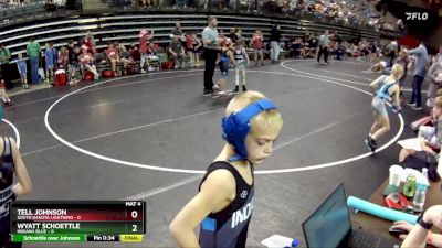 55 lbs Round 4 (6 Team) - Logan Sponseller, Indiana Blue vs Sawyer Sigman, South Dakota Lightning