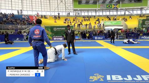 PEDRO HENRIQUE P. M. DE SOUZA vs IAN PEREIRA CARDOSO CERQUEIRA 2024 Brasileiro Jiu-Jitsu IBJJF